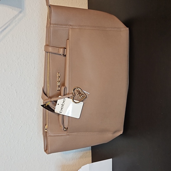 bebe tote with crossbody included - Picture 7 of 14